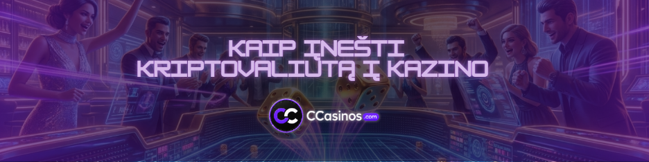 kaip įnešti kriptovaliutą į kazino